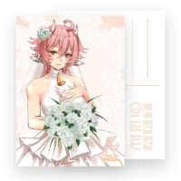 Milky Bride Postkarte