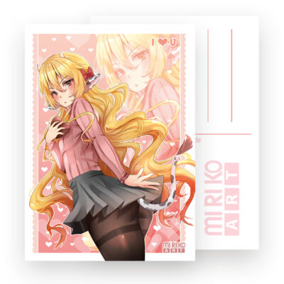 Vanill Valentine Postkarte