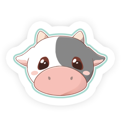 Moo Acryl Charm
