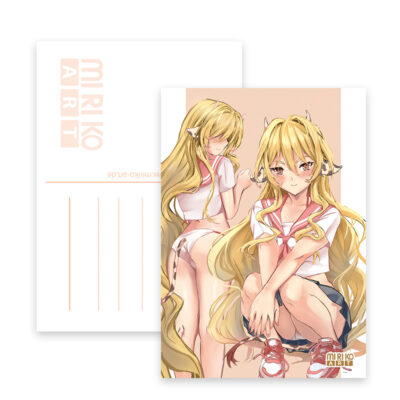 Vanill Schooluniform Postkarte