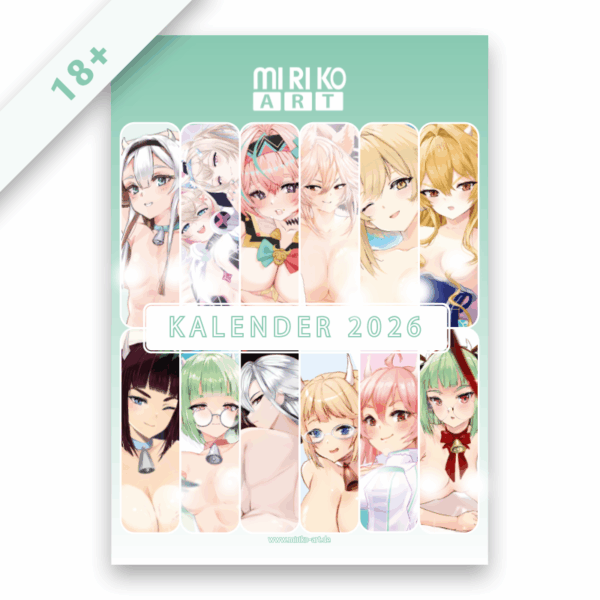 A4 Kalender für ~*2026*~ (18+) Vorbesteller Pack