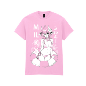 T-Shirt Milky Summer Pastellpink