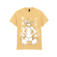 T-Shirt Vanill Summer Pastellgelb
