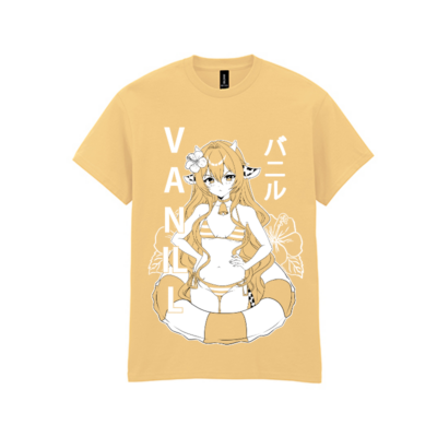 T-Shirt Vanill Summer Pastellgelb