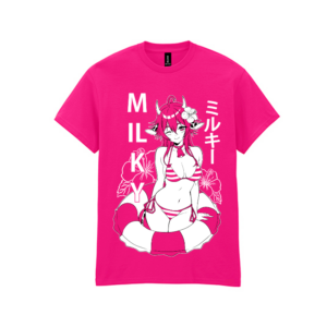 T-Shirt Milky Summer Pink