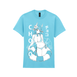 T-Shirt Choco Summer Hellblau